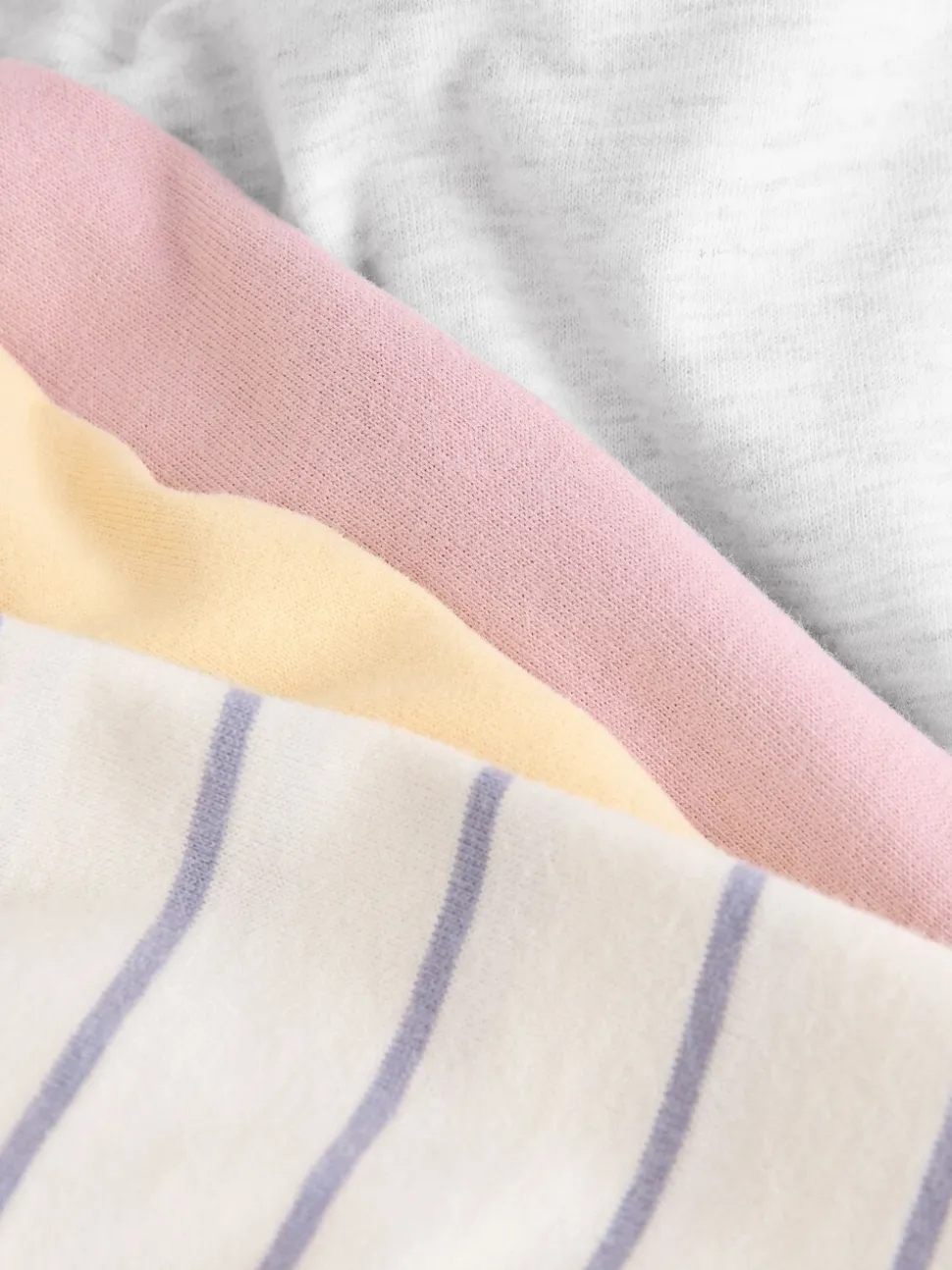 Multi - Set van 7 T-shirts met lange mouwen (3 mnd-7 jr)