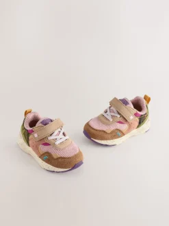 Multi - Sneakers met elastische veters en klittenbandsluiting