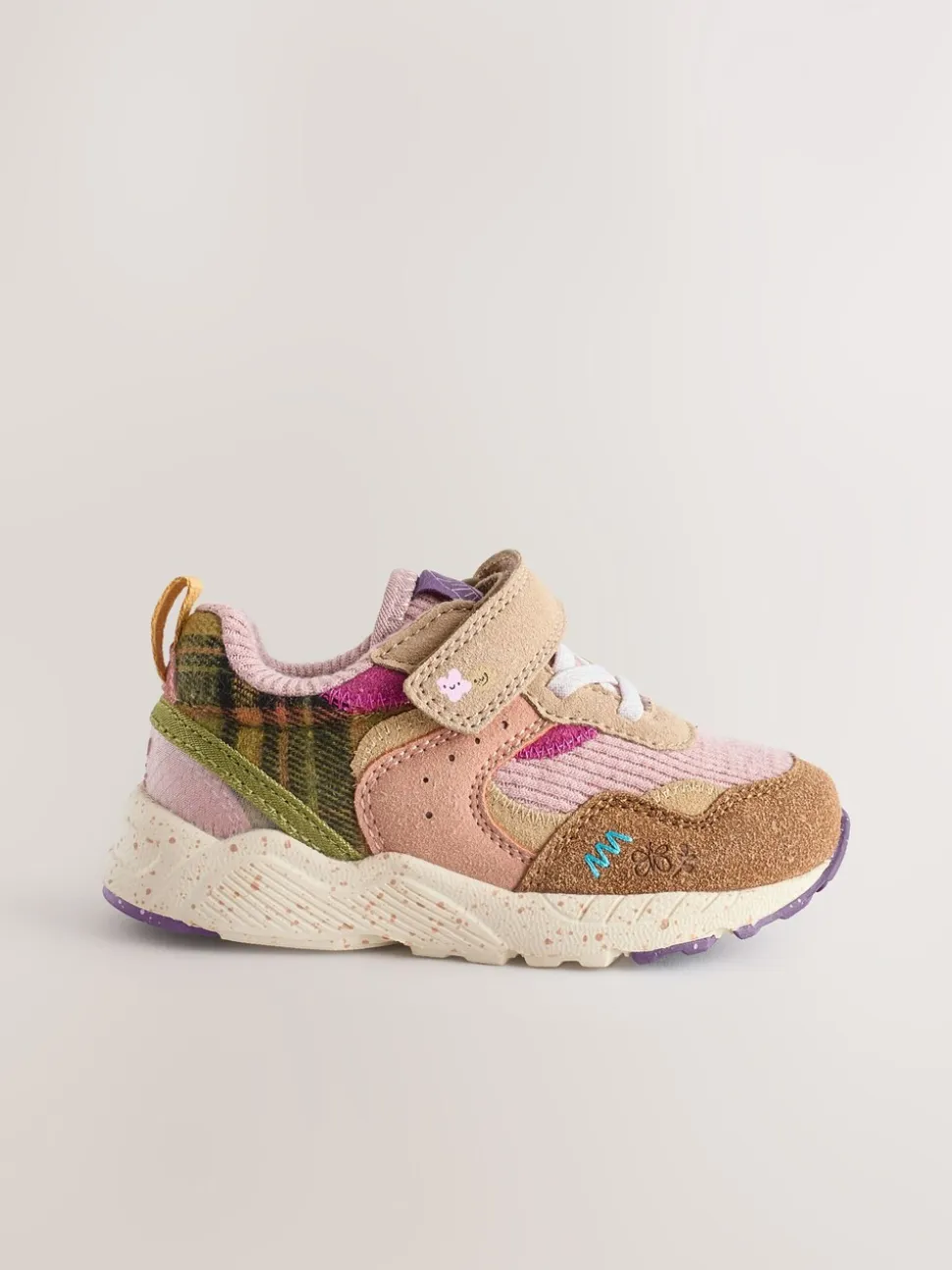 Multi - Sneakers met elastische veters en klittenbandsluiting