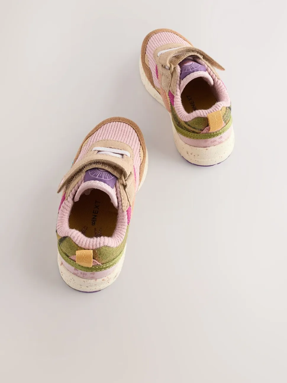 Multi - Sneakers met elastische veters en klittenbandsluiting