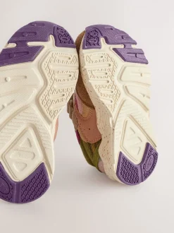 Multi - Sneakers met elastische veters en klittenbandsluiting