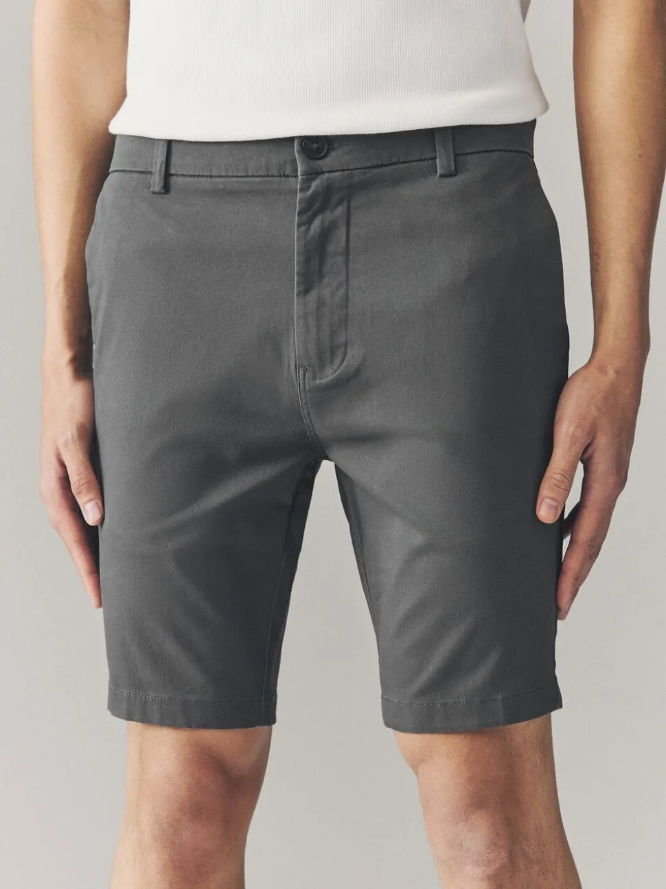 Multi - Strakke Pasvorm - Set van 4 chinoshorts met stretch
