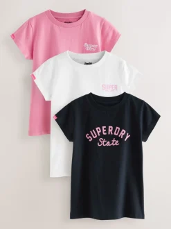 Multi - Superdry T-Shirts 3 Pack