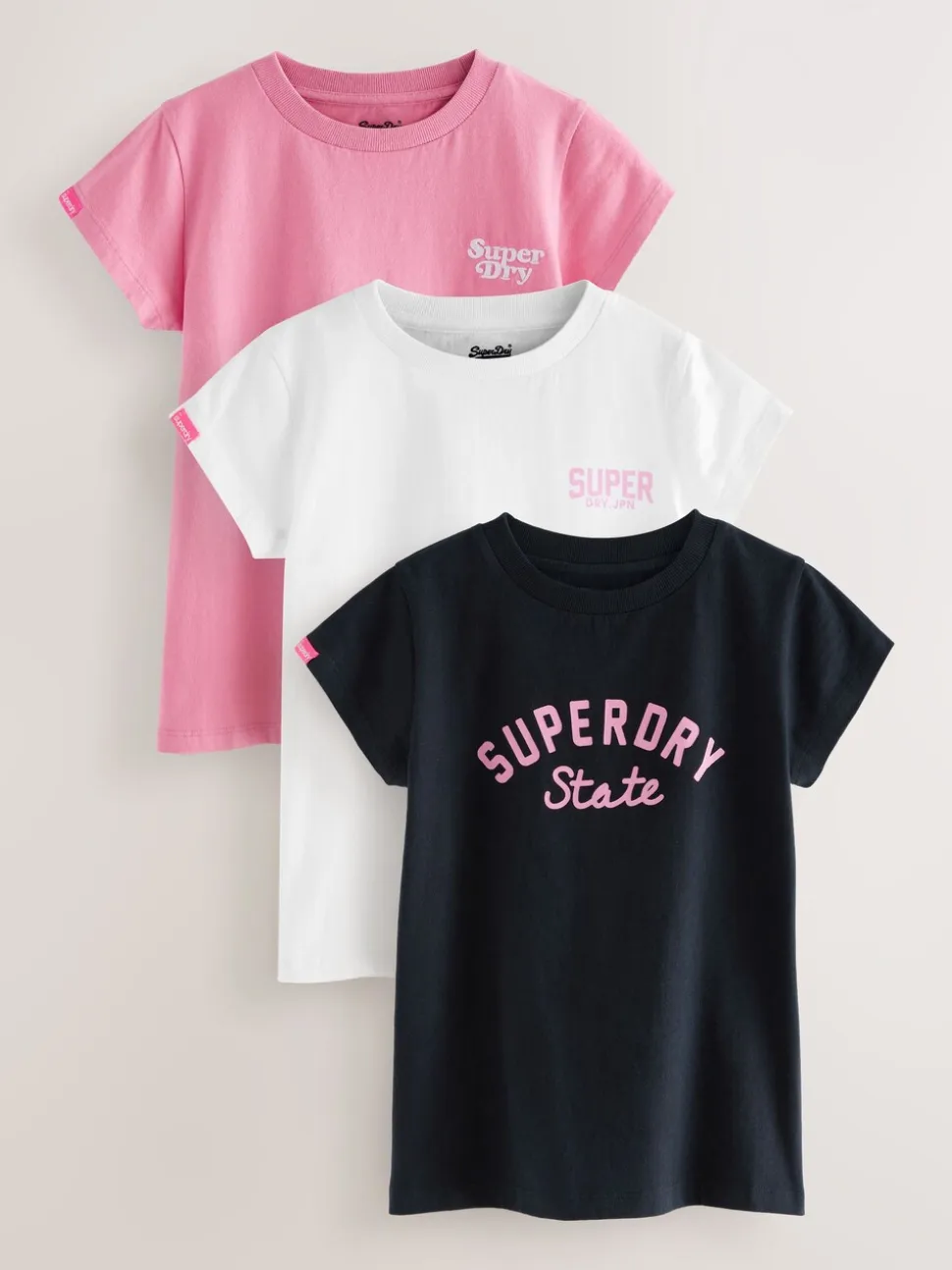 Multi - Superdry T-Shirts 3 Pack