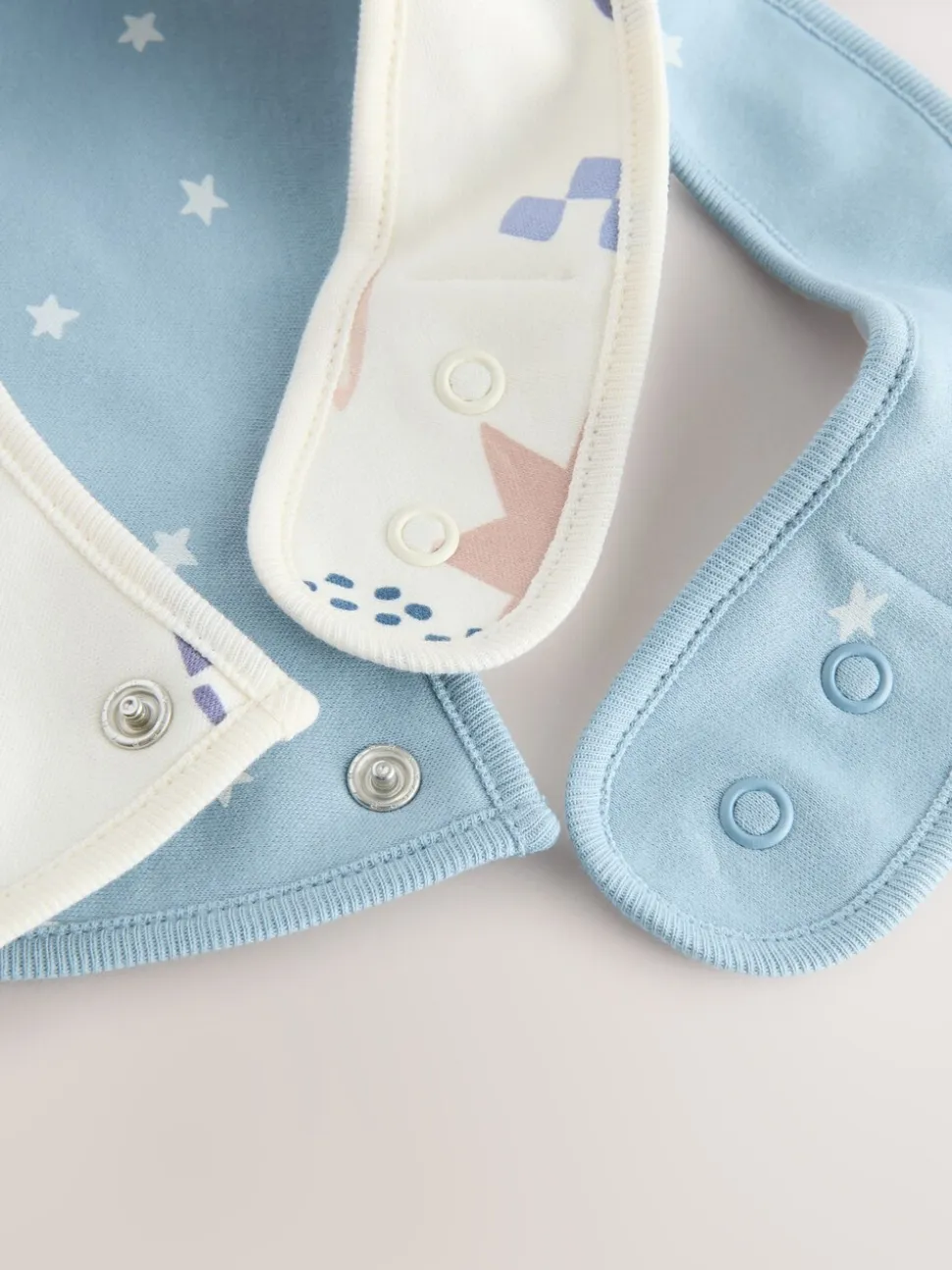 Multi - Verpakking met 5 babyslabbetjes