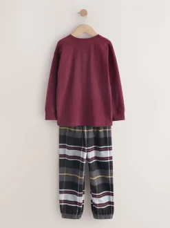 Multi - Verpakking van 3 geweven geruite pyjama's (3-16 jr)