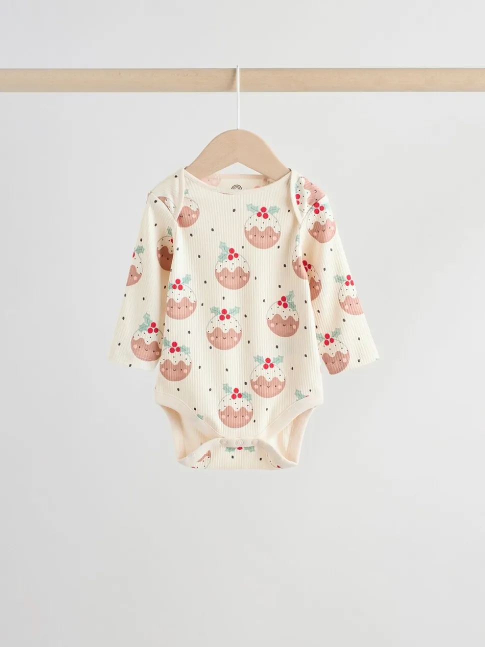 Multi - Verpakking van 3 Kerstmis Baby Bodysuits
