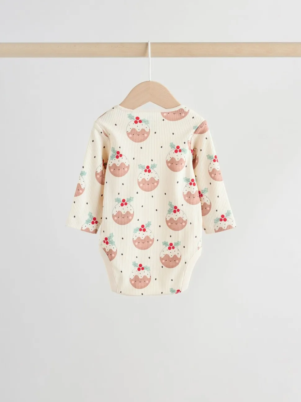 Multi - Verpakking van 3 Kerstmis Baby Bodysuits