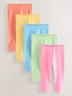 Multi - Verpakking van 5 leggings (3 mnd-7 jr)