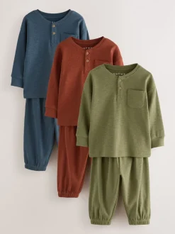 Multi - Verpakking van 3 relaxed fit pyjama's (9mnd-12jr)