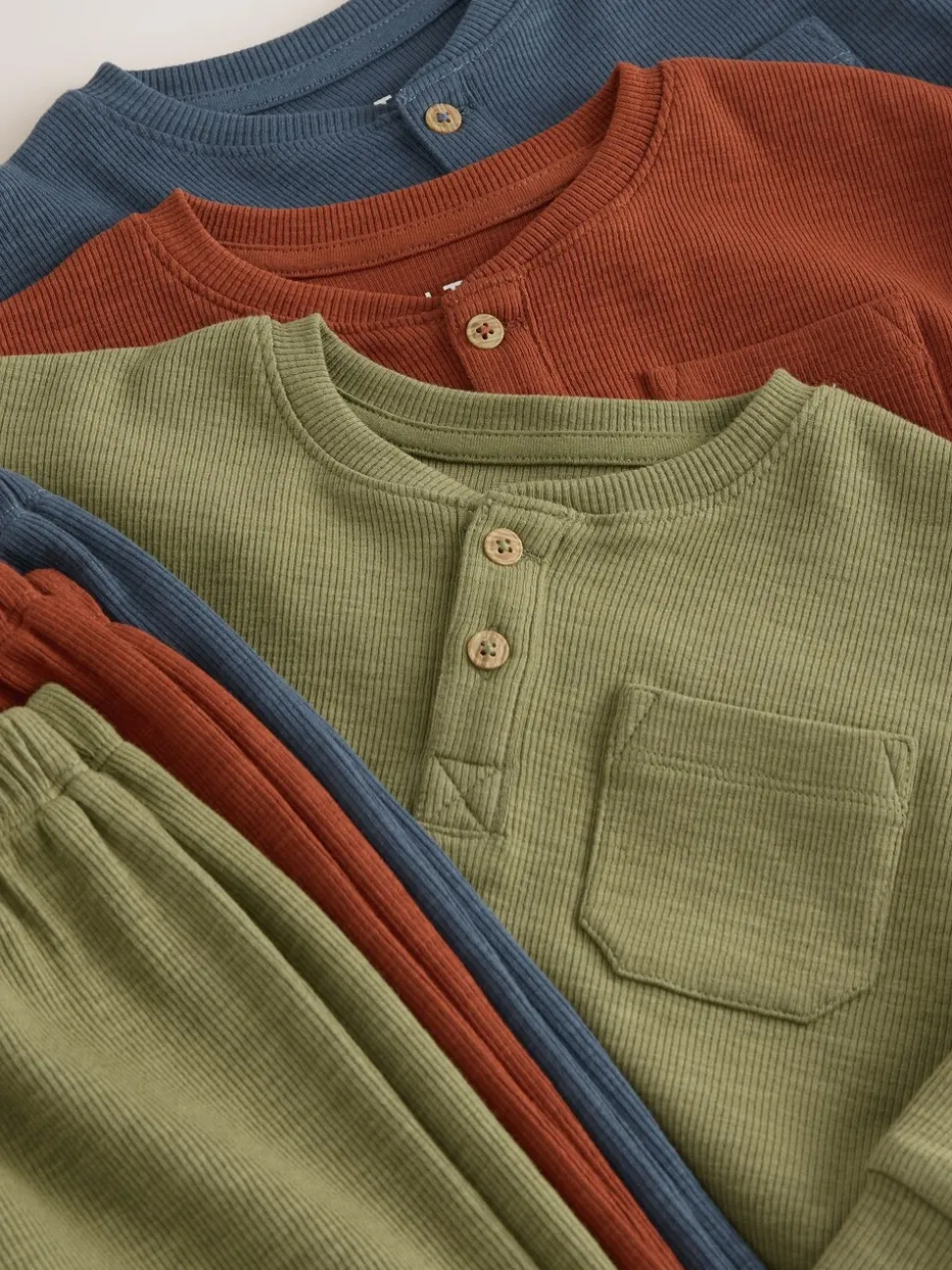 Multi - Verpakking van 3 relaxed fit pyjama's (9mnd-12jr)