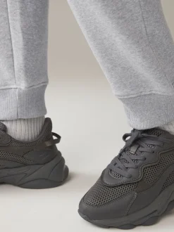 Multi - Verpakking van 3 slim-fit jersey joggingbroeken met hoog katoengehalte