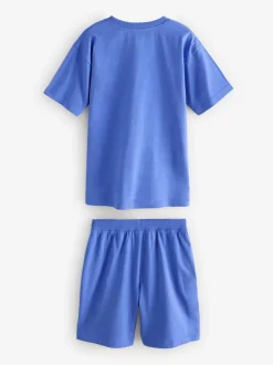 Multi Bright Graffiti Gamer - Set van 2 pyjama's met short (3-16 jr)