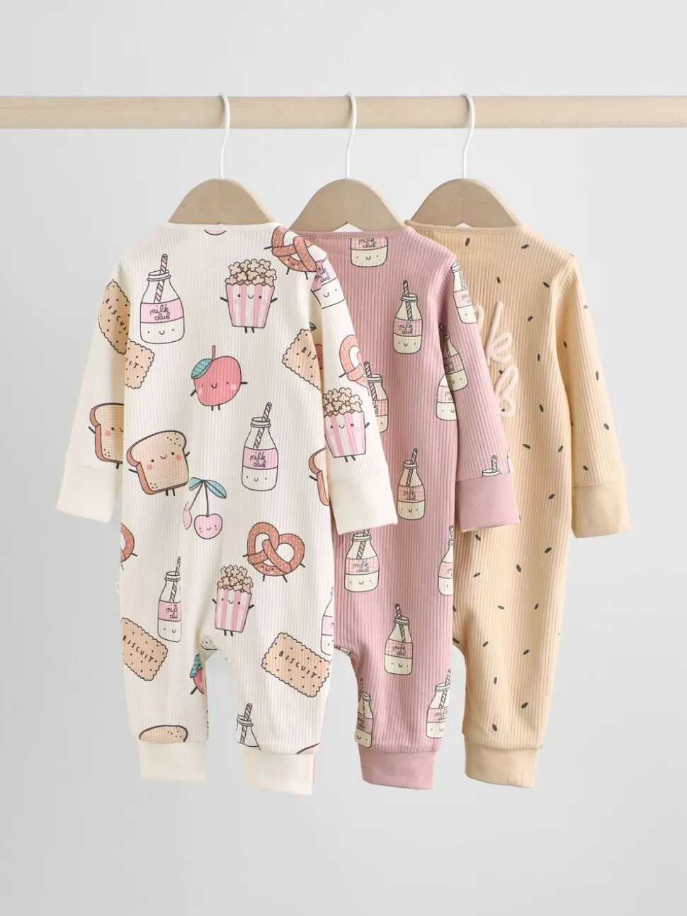 Multi Food Karakter - Verpakking van 3 babyslaappakjes met tweewegrits (0 mnd - 3 jr)