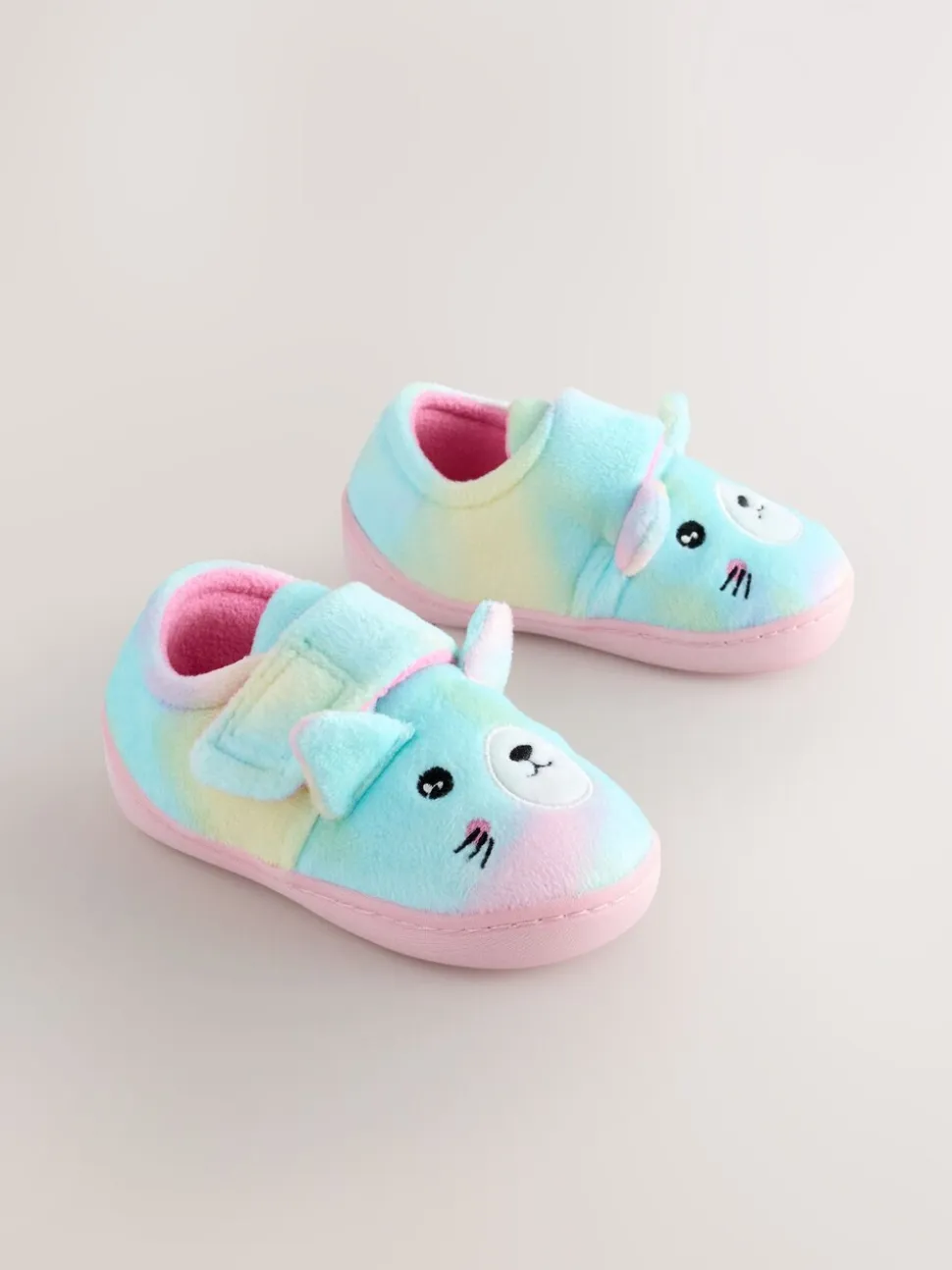 Multi Rainbow Cat - Pantoffels met antislip-zool
