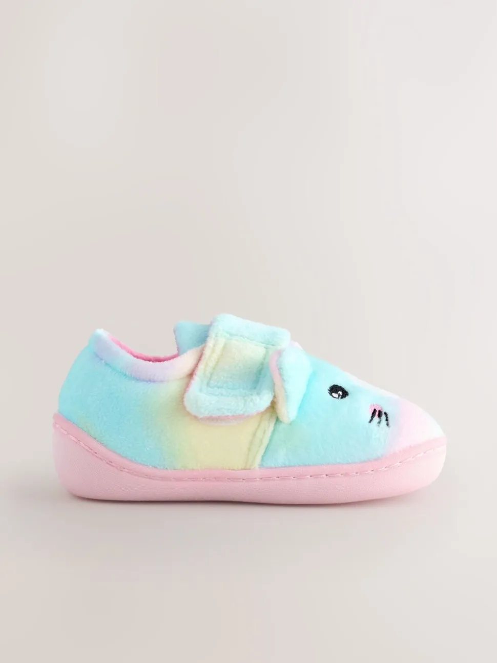 Multi Rainbow Cat - Pantoffels met antislip-zool