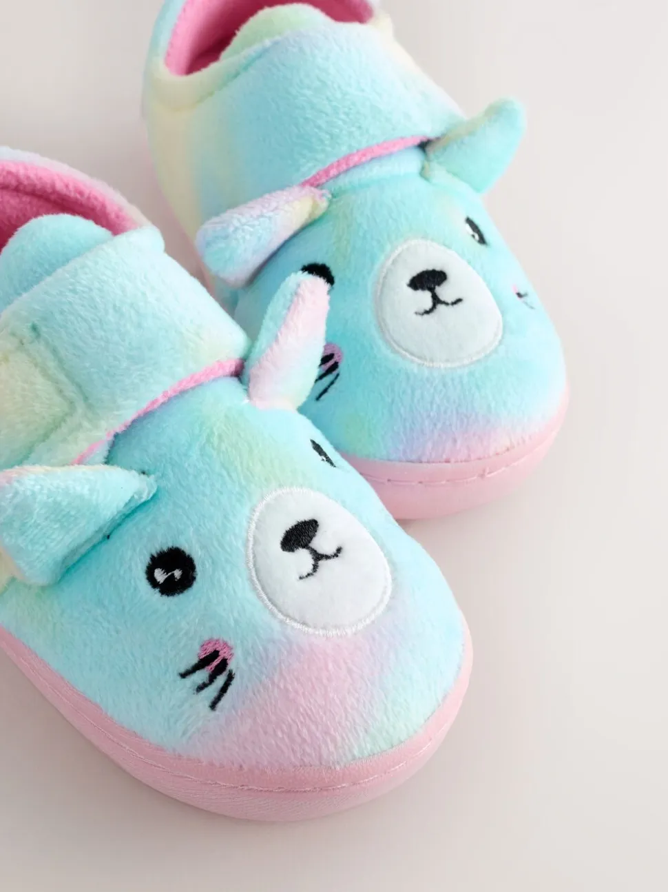 Multi Rainbow Cat - Pantoffels met antislip-zool