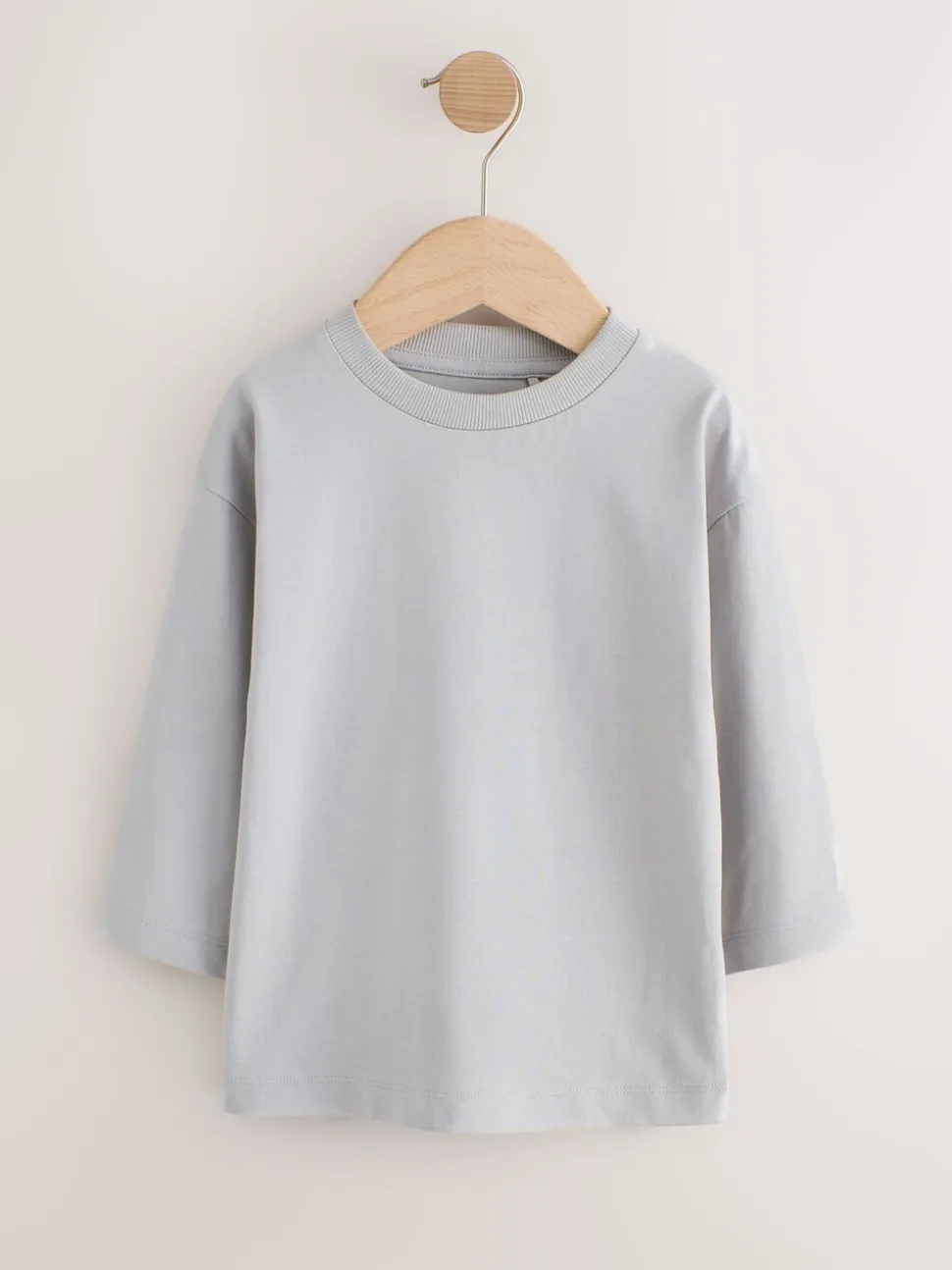 Multi-blauw - Set van 5 T-shirts met lange mouwen (3 mnd-7 jr)