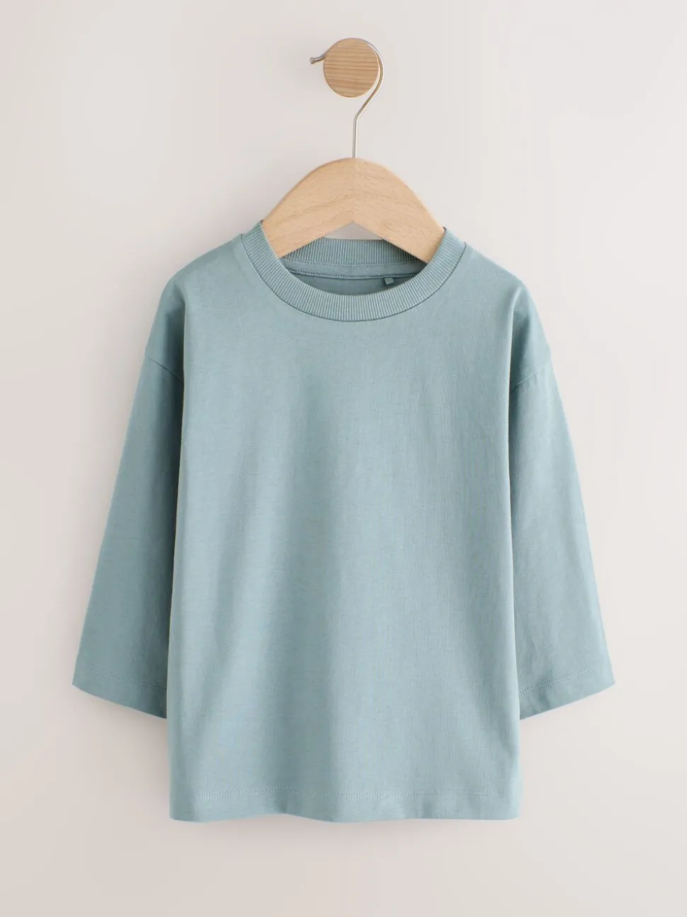 Multi-blauw - Set van 5 T-shirts met lange mouwen (3 mnd-7 jr)