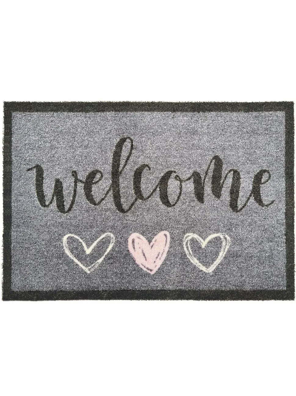 My Mat Welcome Hearts Mat