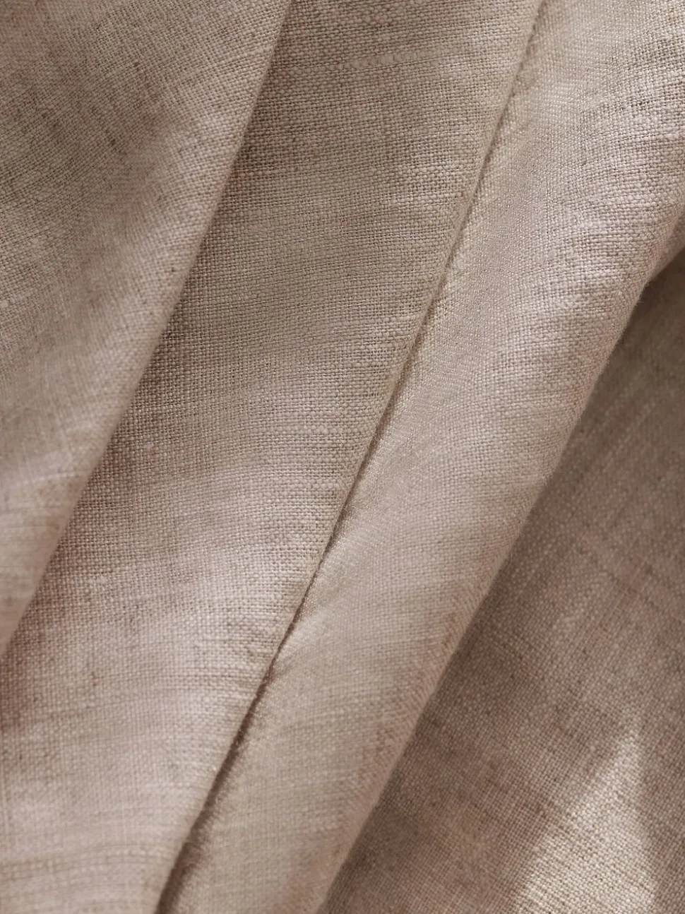 N. Premium Collection 100% linnen gevoerde gordijnen met plooiband