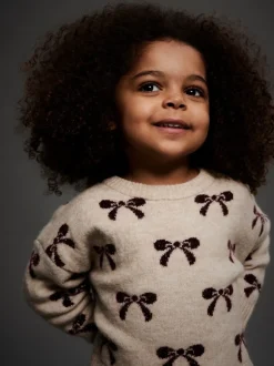 Name It Bow Detail Knitted Jumper