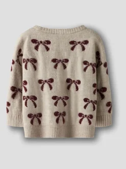 Name It Bow Detail Knitted Jumper