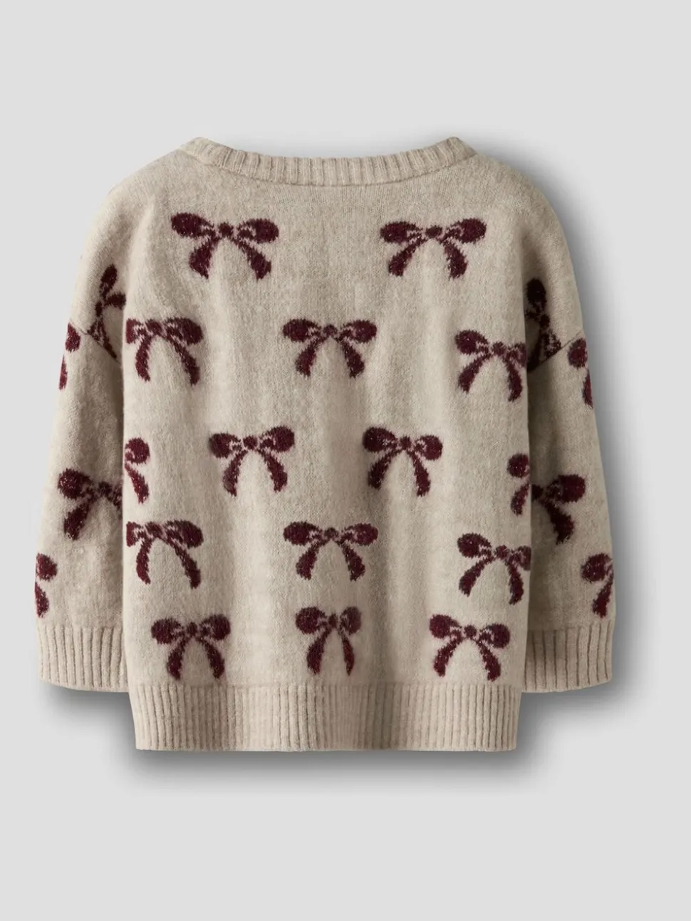 Name It Bow Detail Knitted Jumper