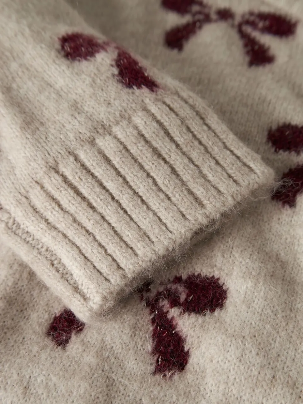 Name It Bow Detail Knitted Jumper