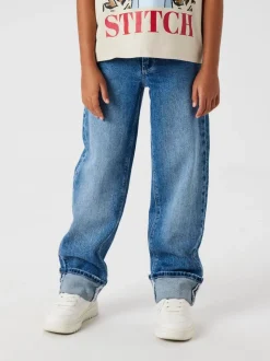 Name It Straight Leg Fold Up Jeans