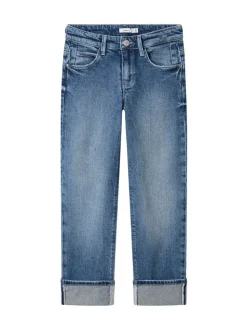 Name It Straight Leg Fold Up Jeans