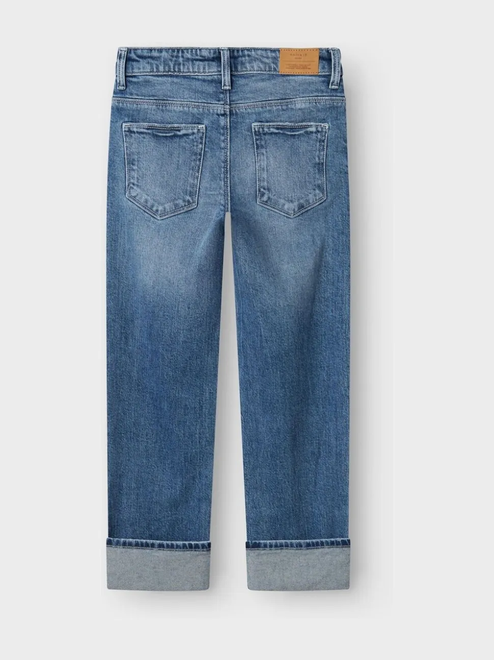 Name It Straight Leg Fold Up Jeans