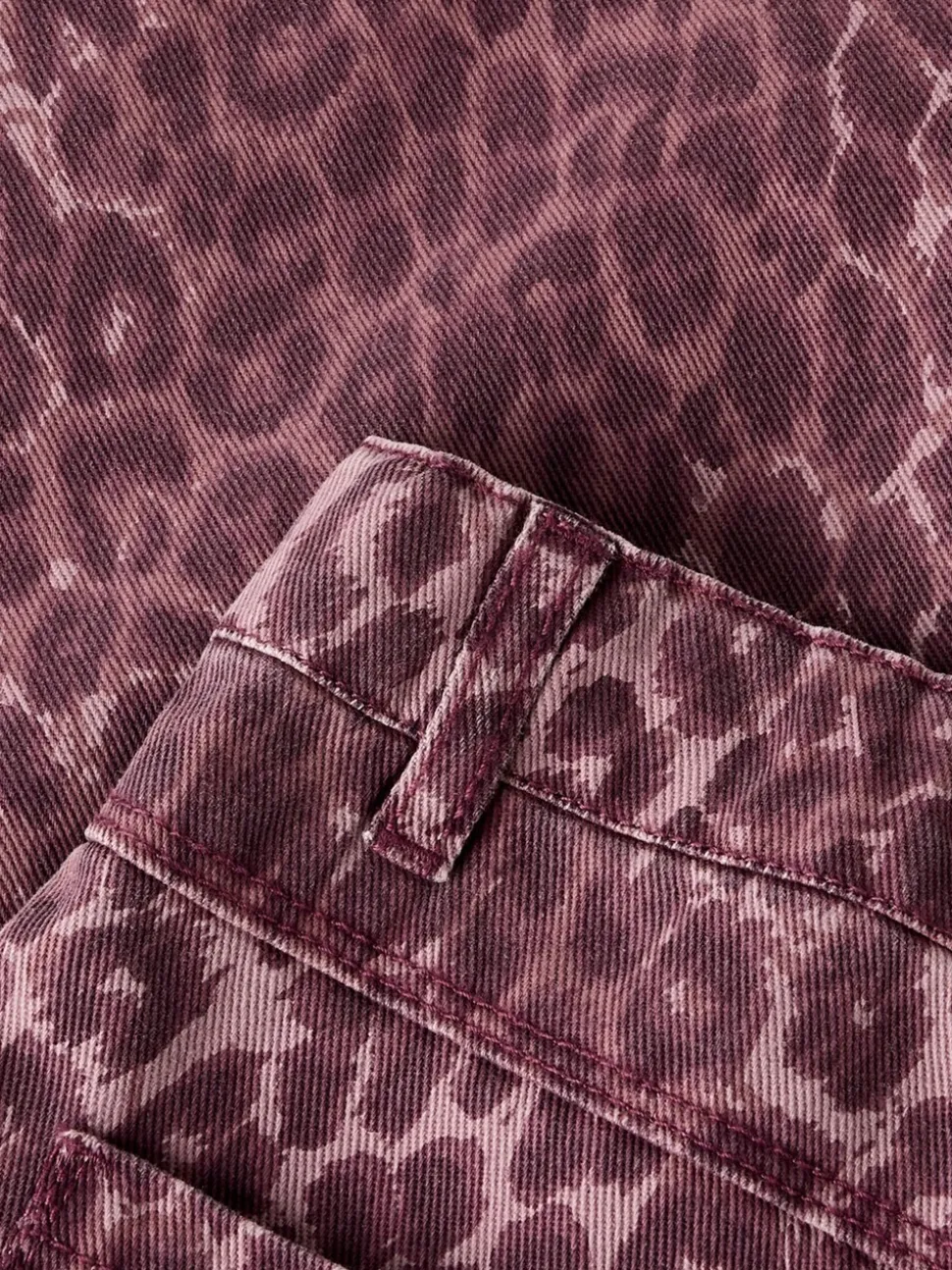 Name It Wide Leg Leopard Jeans