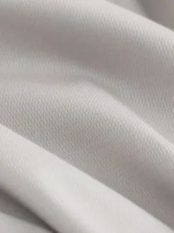 Naturel bruin - Slim Fit - Onderhoudsvriendelijk, getextureerd, slim fit overhemd met enkele manchet