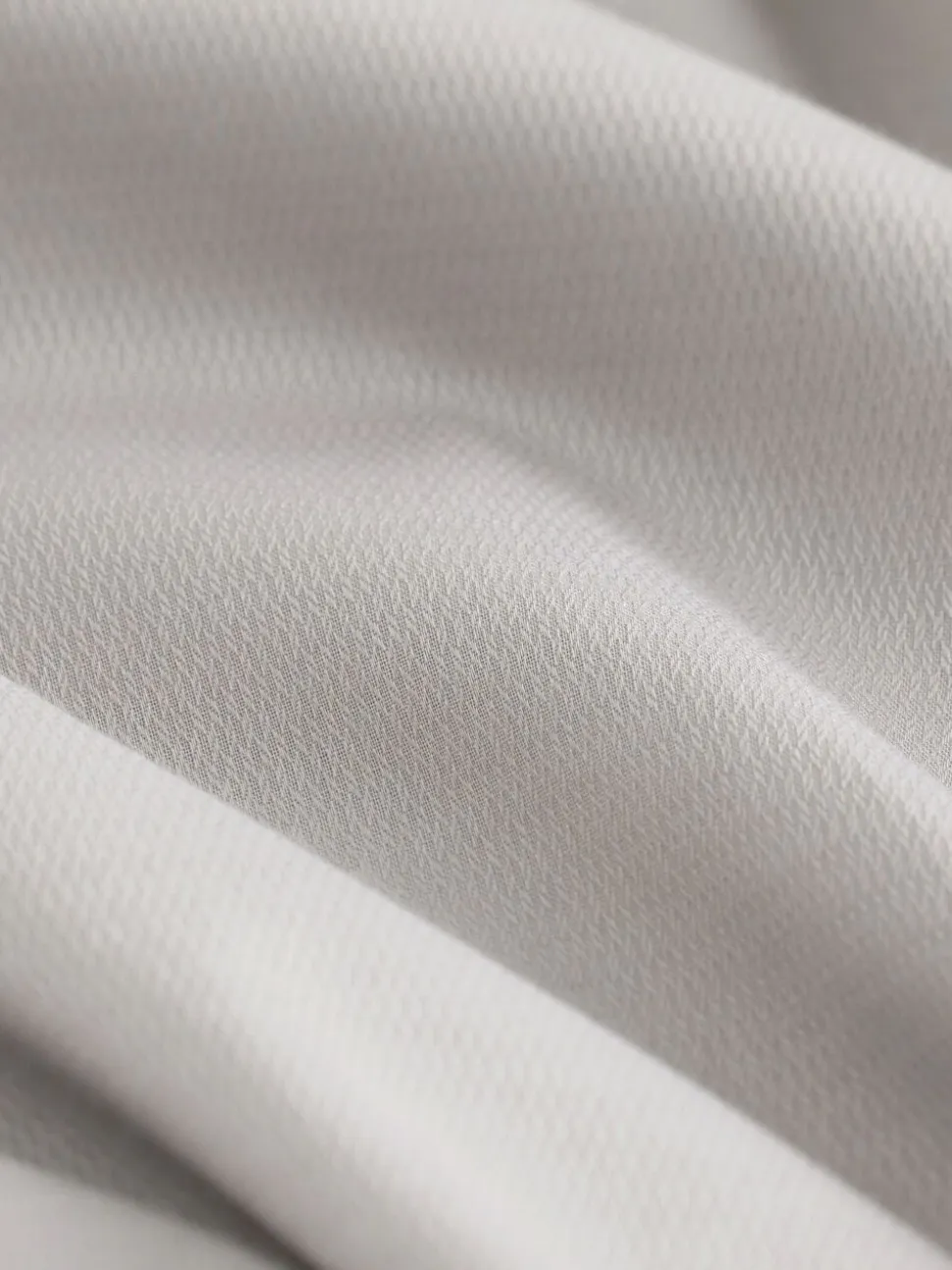 Naturel bruin - Slim Fit - Onderhoudsvriendelijk, getextureerd, slim fit overhemd met enkele manchet