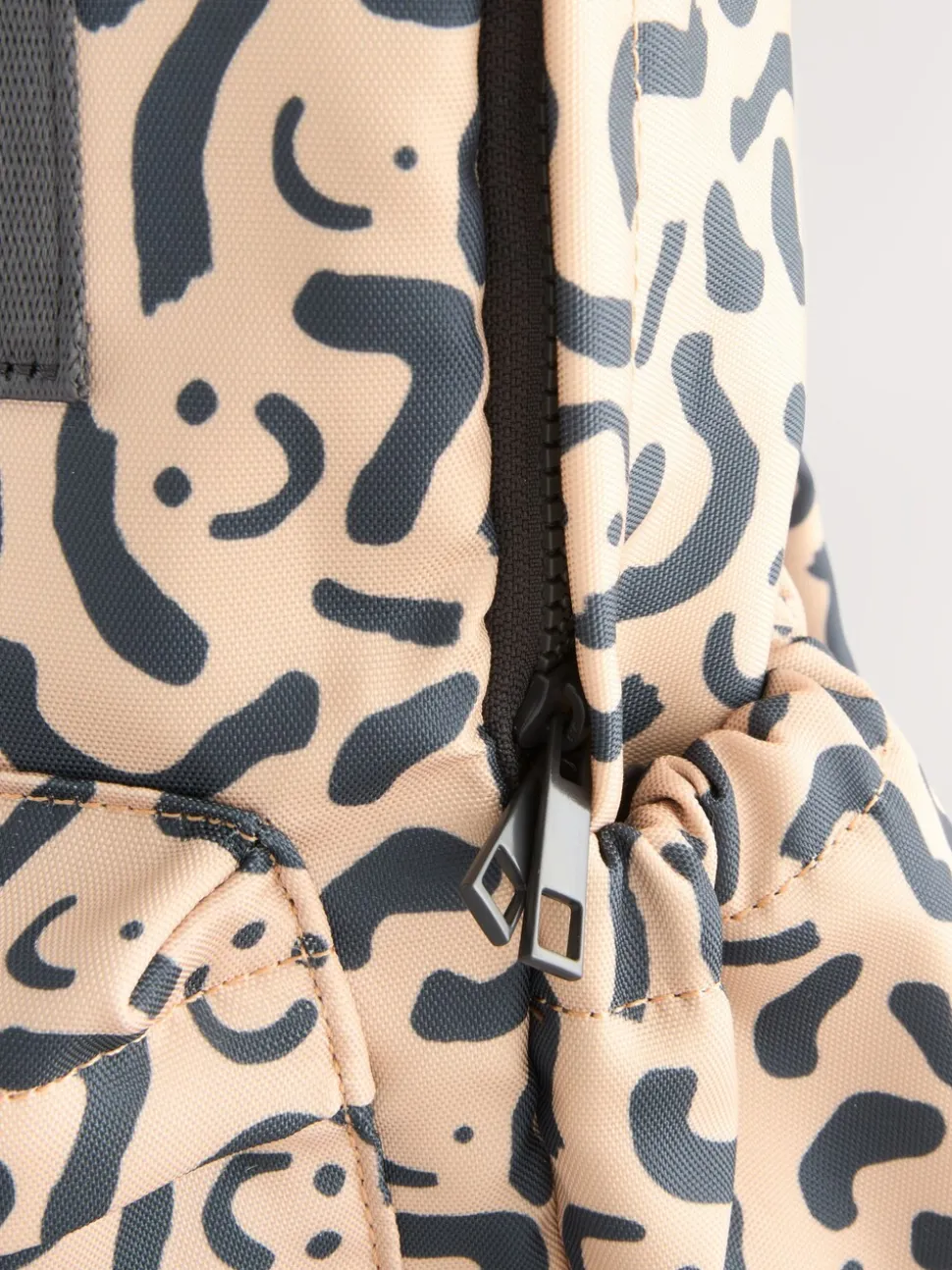 Naturel camouflage met smiley - Rugzak