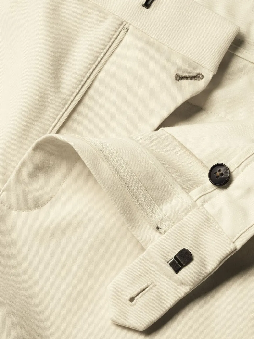 Naturel Cream - Charles Tyrwhitt Classic Fit ultimate chino zonder plooien