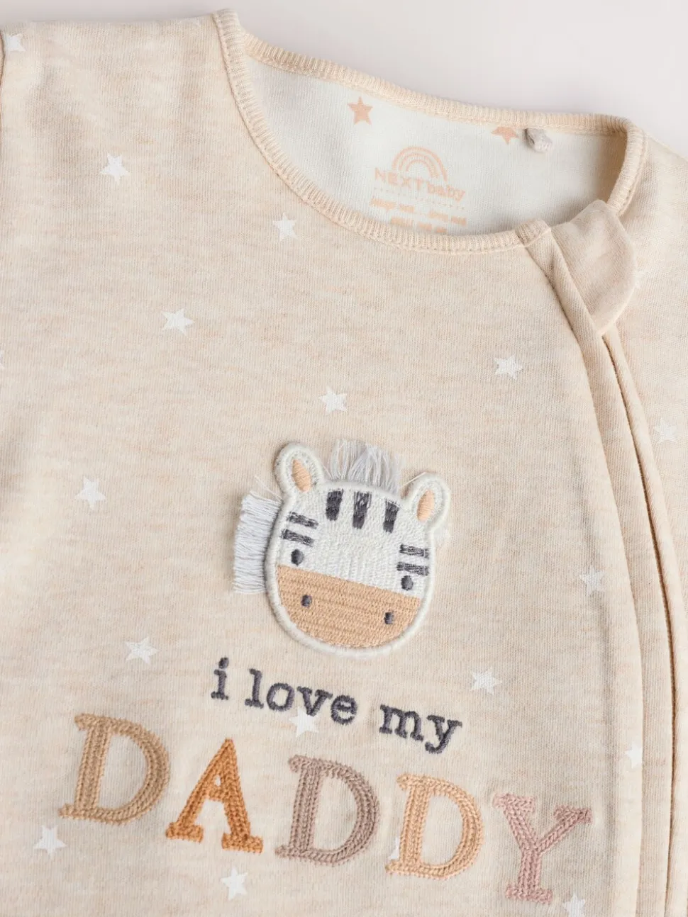 Naturel I Love My Daddy - Babypyjama met tweewegrits (0-18mnd)