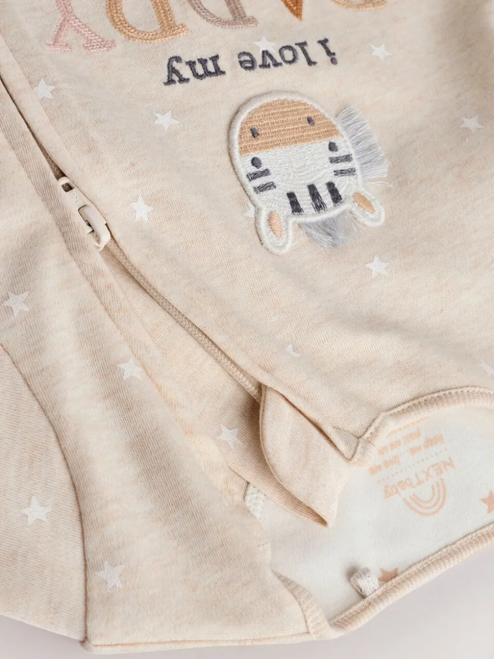 Naturel I Love My Daddy - Babypyjama met tweewegrits (0-18mnd)