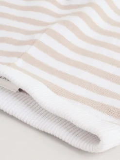 Naturel met strepen - Gebreide top- en leggingset (0 mnd - 2 jr)
