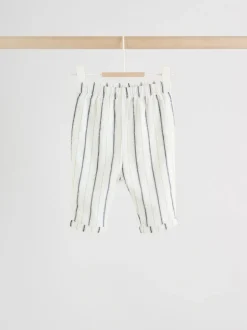 Naturel met strepen - Sweat Top and Trousers Baby Set (0mths-2yrs)