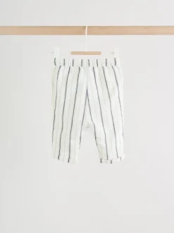 Naturel met strepen - Sweat Top and Trousers Baby Set (0mths-2yrs)