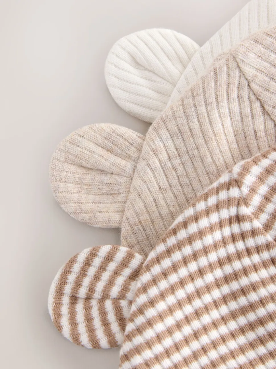 Naturel Milk Club - Baby Beanies 3 Pack (0-12mths)
