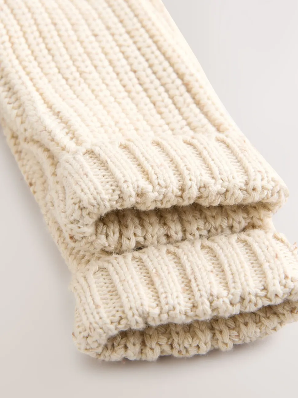 Naturel Milk Club - Grofgebreid babyvestje met borduursel