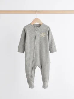 Naturel Milk Club - Set van 3 babyslaapzakjes met tweewegrits van 100% katoen (0 mnd - 2 jr)