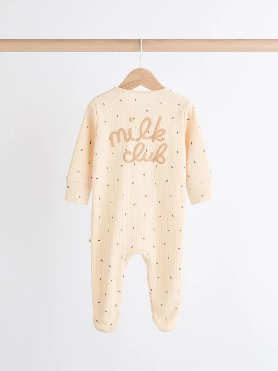 Naturel Milk Club - Set van 3 babyslaapzakjes met tweewegrits van 100% katoen (0 mnd - 2 jr)