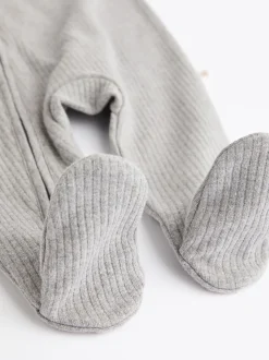 Naturel Milk Club - Set van 3 babyslaapzakjes met tweewegrits van 100% katoen (0 mnd - 2 jr)