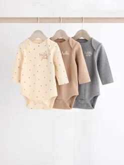 Naturel Milk Club - Set van 3 babyrompertjes