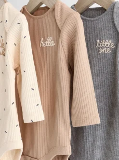 Naturel Milk Club - Set van 3 babyrompertjes