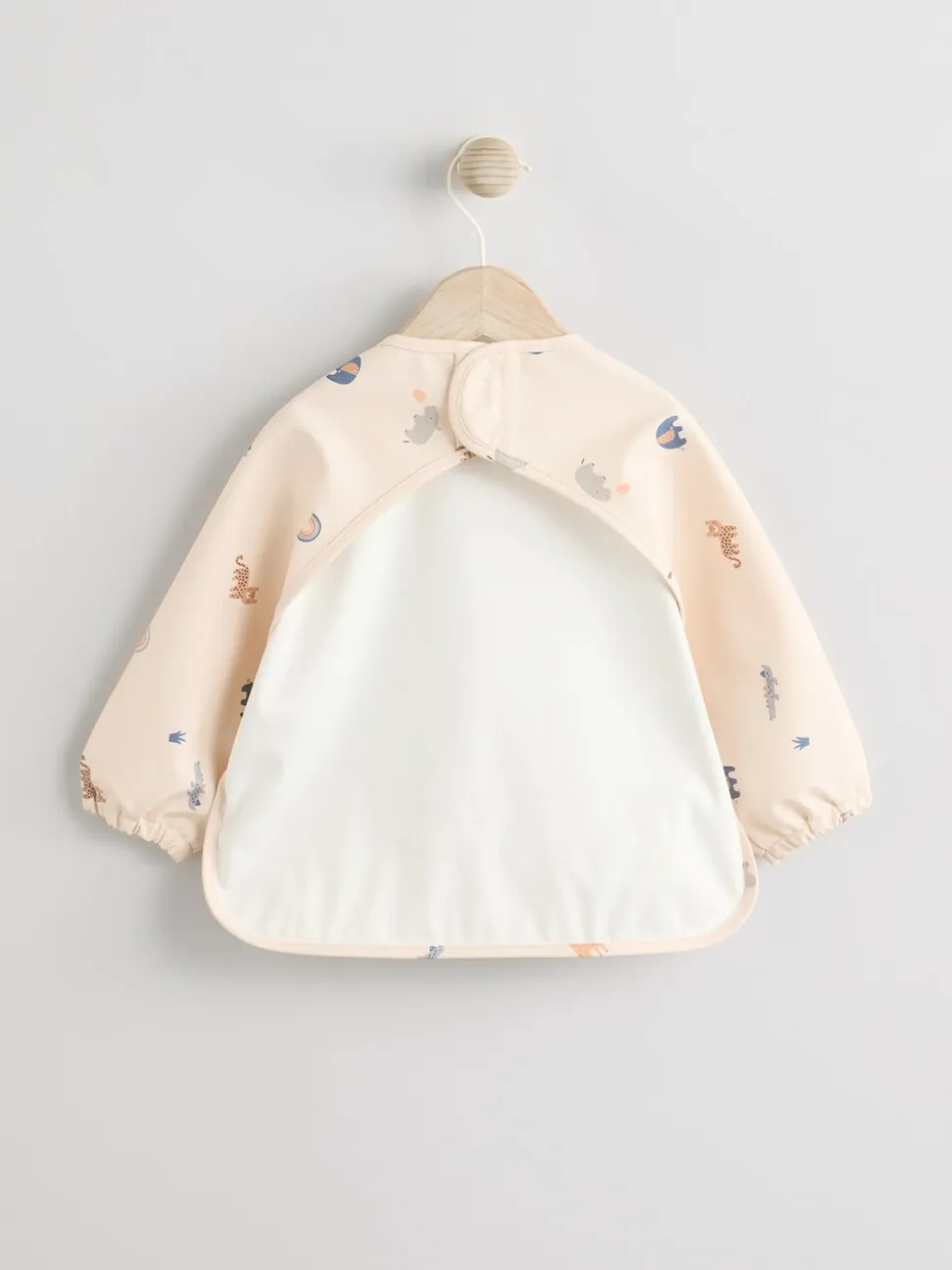 Naturel Mini Jungle - Slabbetje met mouwen voor spenen en voeden